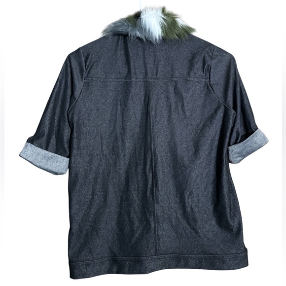 Weissman Dark Gray Costume Jacket with Faux Fur - Picture 10 of 10